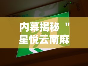 内幕揭秘 ＂星悦云南麻将怎么开挂”详细外挂辅助详细教程